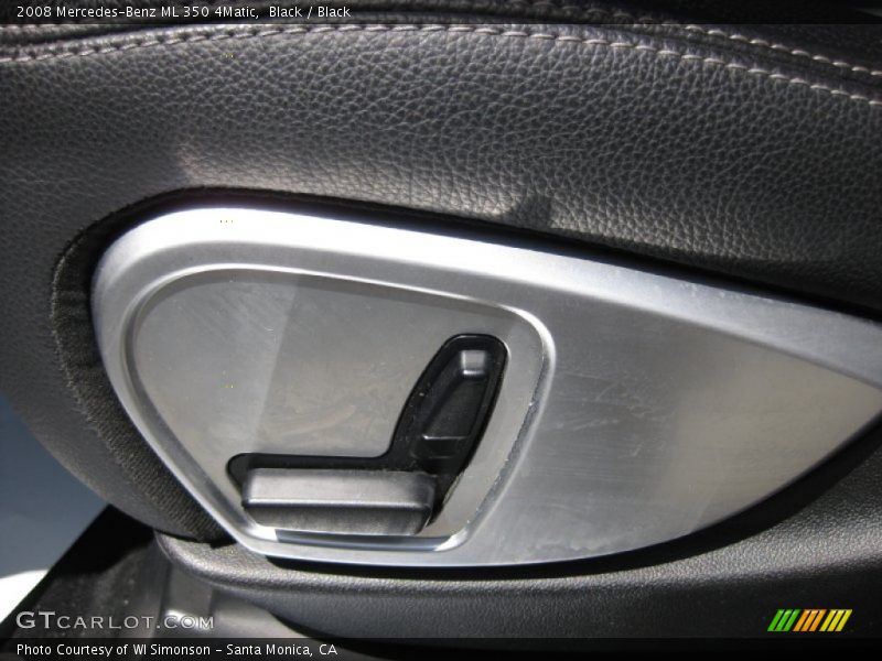 Black / Black 2008 Mercedes-Benz ML 350 4Matic