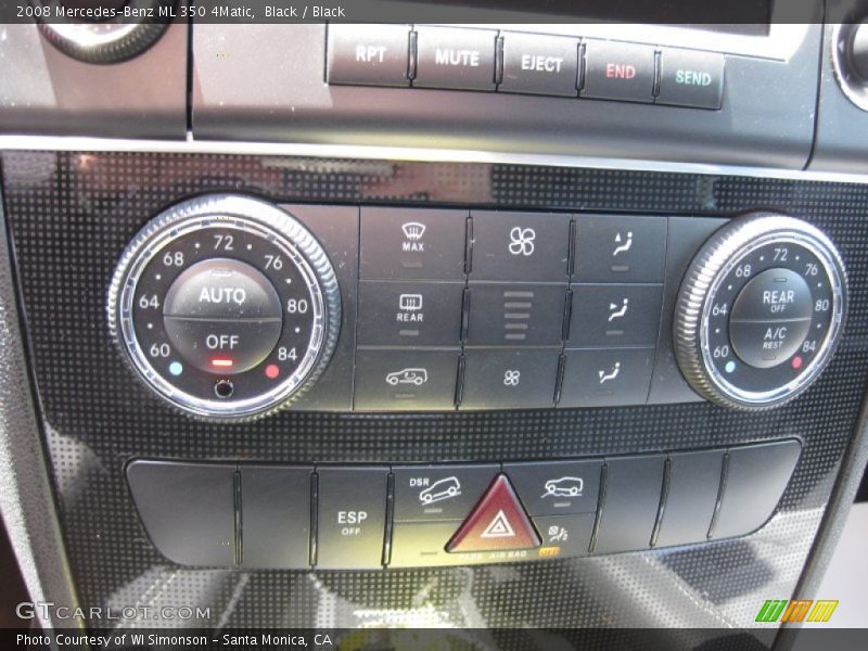 Black / Black 2008 Mercedes-Benz ML 350 4Matic