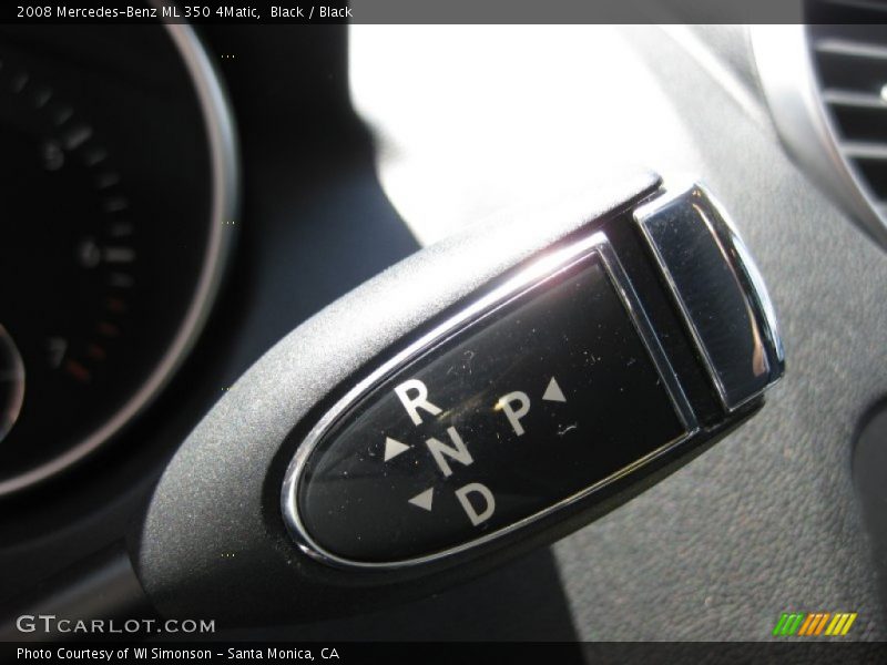 Black / Black 2008 Mercedes-Benz ML 350 4Matic