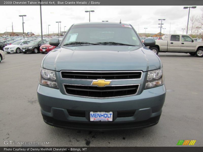 Blue Granite Metallic / Ebony 2009 Chevrolet Tahoe Hybrid 4x4