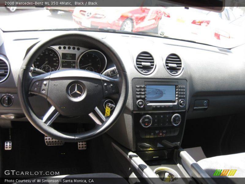 Black / Black 2008 Mercedes-Benz ML 350 4Matic