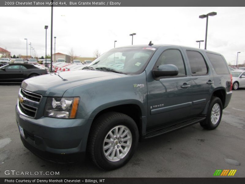 Blue Granite Metallic / Ebony 2009 Chevrolet Tahoe Hybrid 4x4