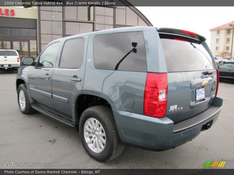 Blue Granite Metallic / Ebony 2009 Chevrolet Tahoe Hybrid 4x4