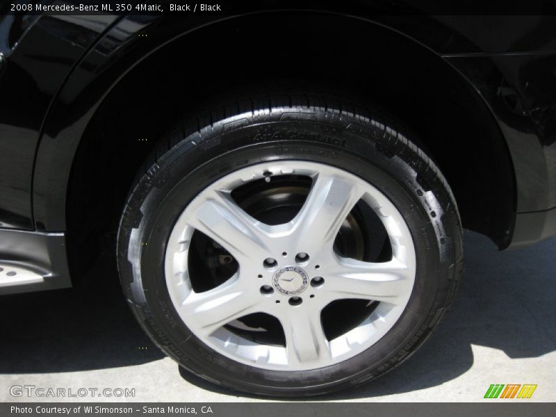 Black / Black 2008 Mercedes-Benz ML 350 4Matic