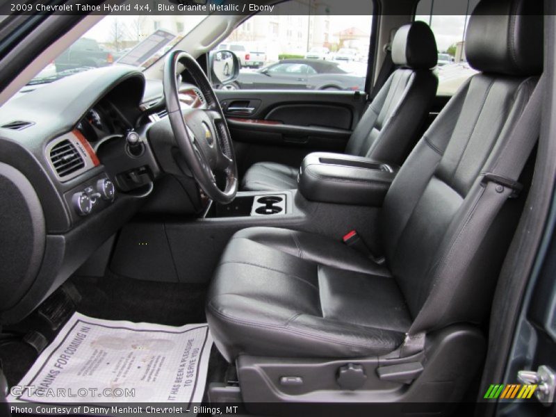  2009 Tahoe Hybrid 4x4 Ebony Interior