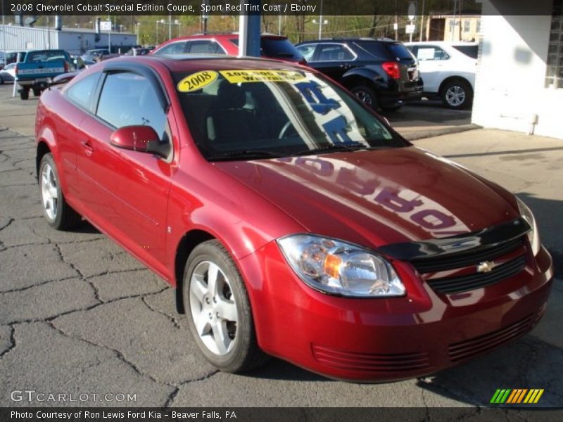 Sport Red Tint Coat / Ebony 2008 Chevrolet Cobalt Special Edition Coupe