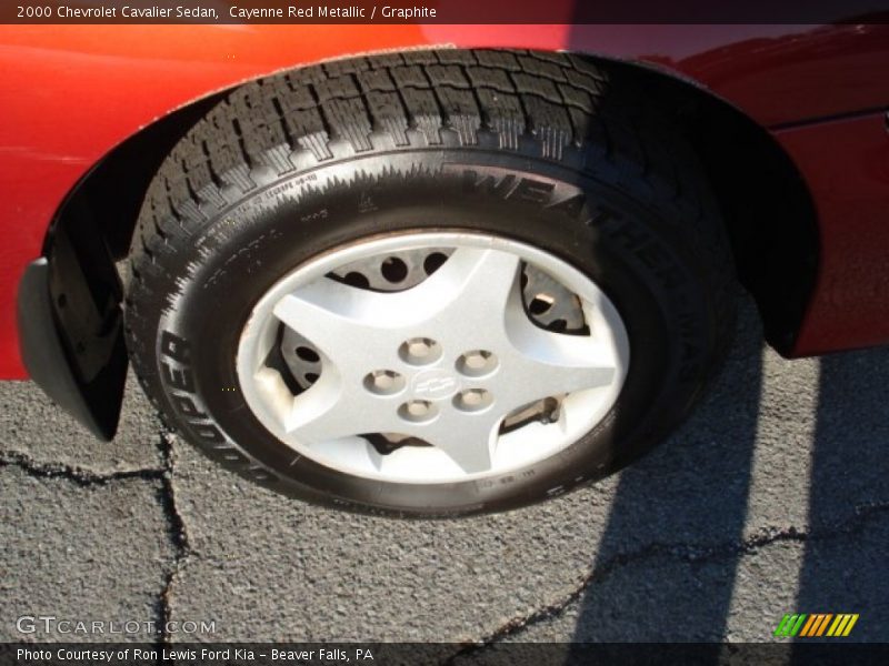 Cayenne Red Metallic / Graphite 2000 Chevrolet Cavalier Sedan