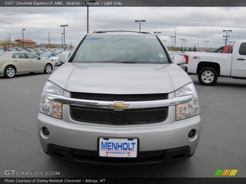 Silverstone Metallic / Light Gray 2007 Chevrolet Equinox LT AWD