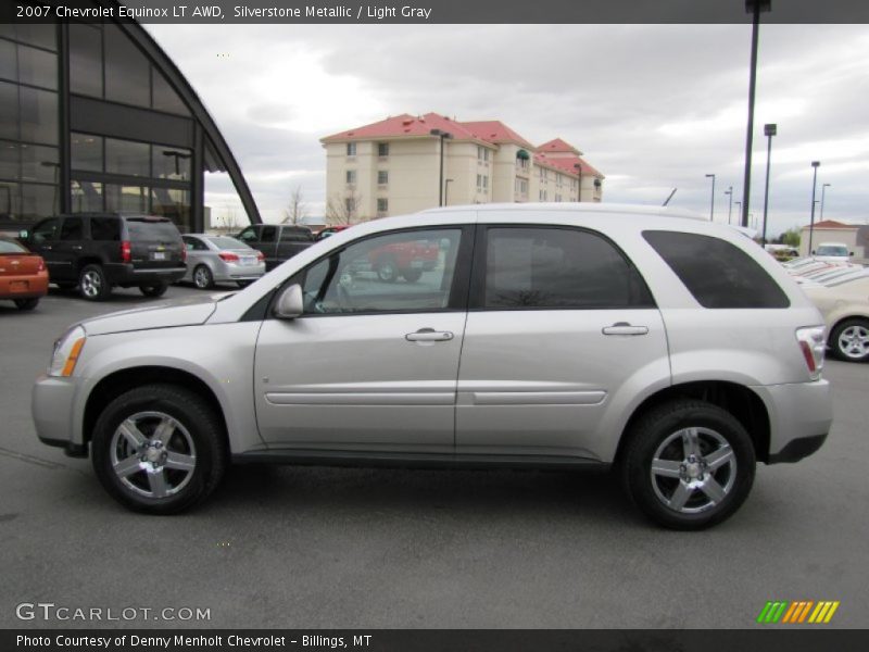 Silverstone Metallic / Light Gray 2007 Chevrolet Equinox LT AWD