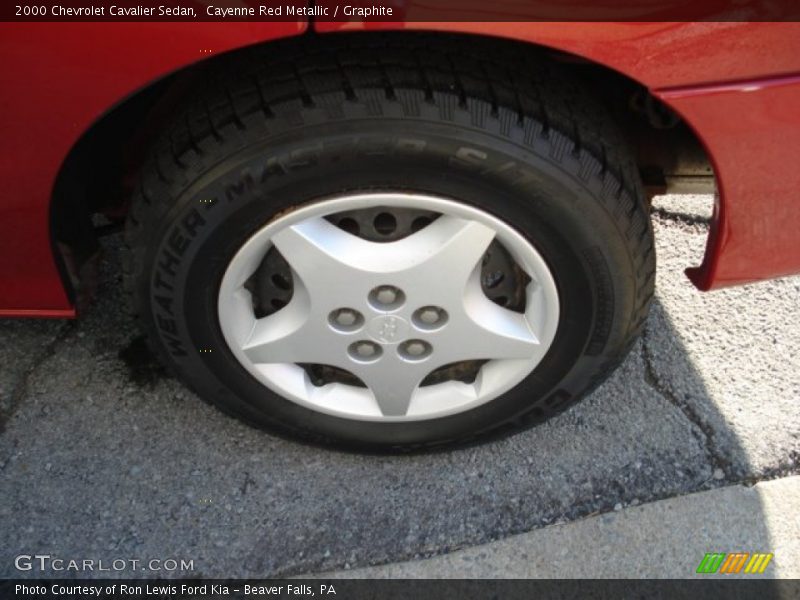 Cayenne Red Metallic / Graphite 2000 Chevrolet Cavalier Sedan
