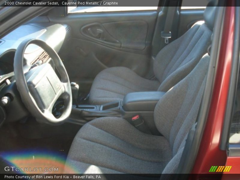Cayenne Red Metallic / Graphite 2000 Chevrolet Cavalier Sedan