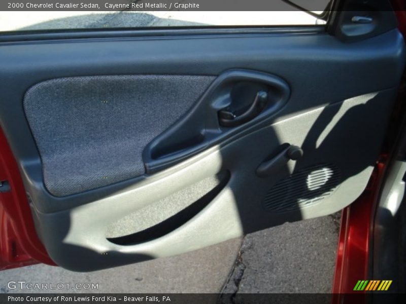 Cayenne Red Metallic / Graphite 2000 Chevrolet Cavalier Sedan