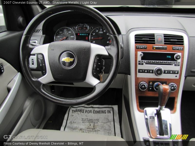 Silverstone Metallic / Light Gray 2007 Chevrolet Equinox LT AWD