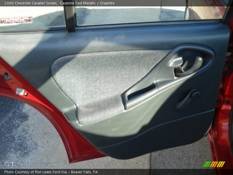 Cayenne Red Metallic / Graphite 2000 Chevrolet Cavalier Sedan