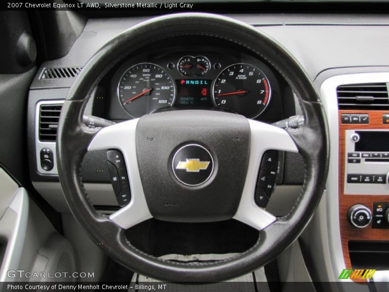 Silverstone Metallic / Light Gray 2007 Chevrolet Equinox LT AWD