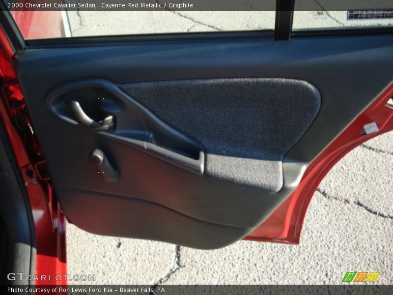 Cayenne Red Metallic / Graphite 2000 Chevrolet Cavalier Sedan