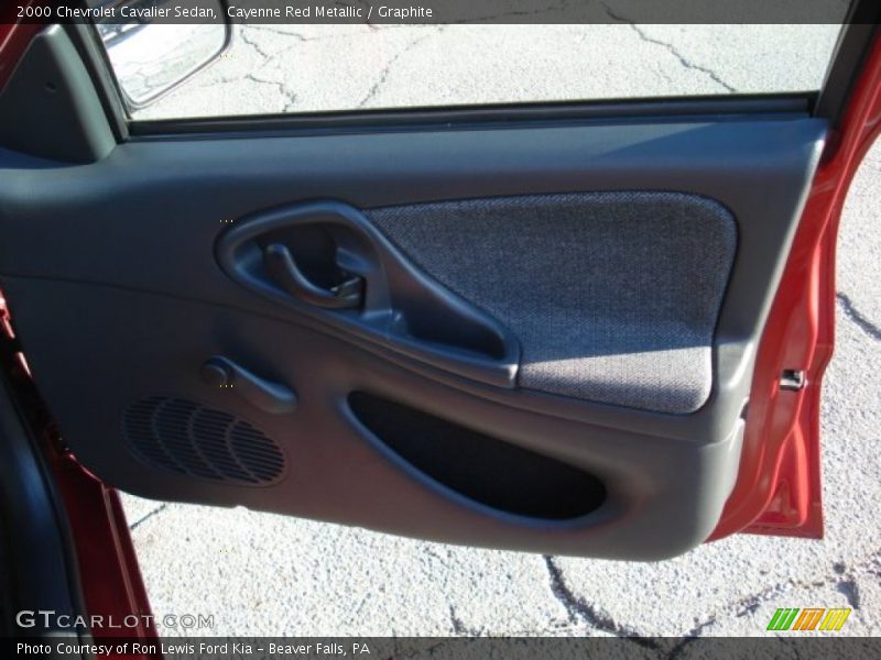 Cayenne Red Metallic / Graphite 2000 Chevrolet Cavalier Sedan