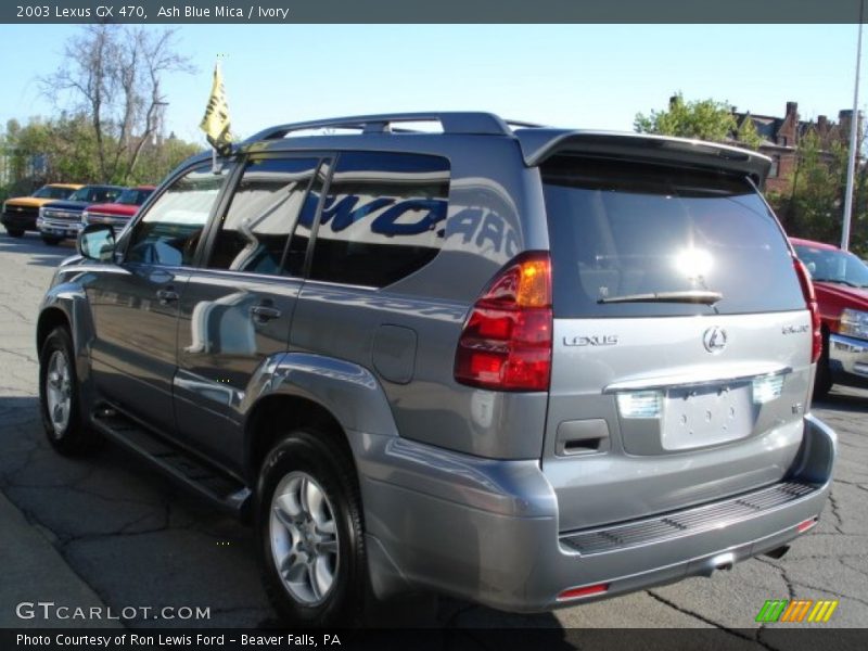 Ash Blue Mica / Ivory 2003 Lexus GX 470