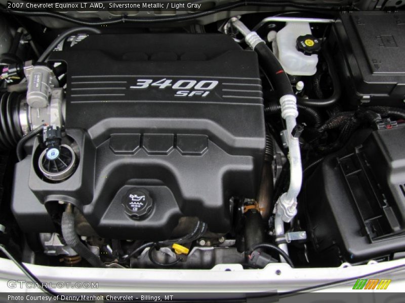 Silverstone Metallic / Light Gray 2007 Chevrolet Equinox LT AWD