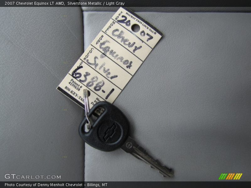 Silverstone Metallic / Light Gray 2007 Chevrolet Equinox LT AWD