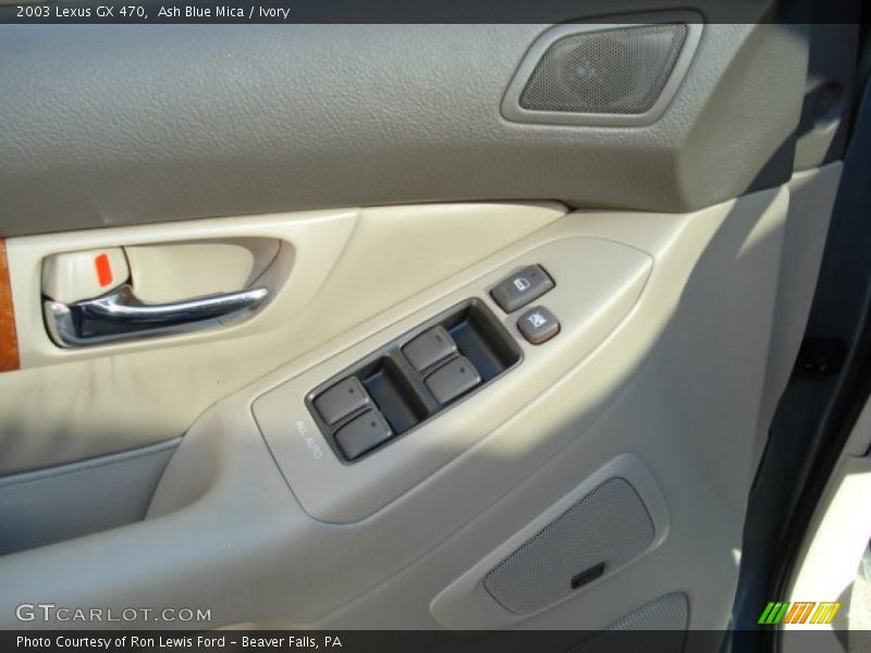 Ash Blue Mica / Ivory 2003 Lexus GX 470