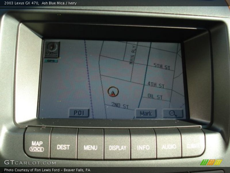 Ash Blue Mica / Ivory 2003 Lexus GX 470