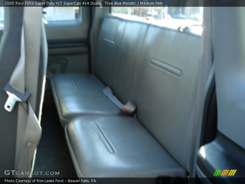 True Blue Metallic / Medium Flint 2005 Ford F350 Super Duty XLT SuperCab 4x4 Dually