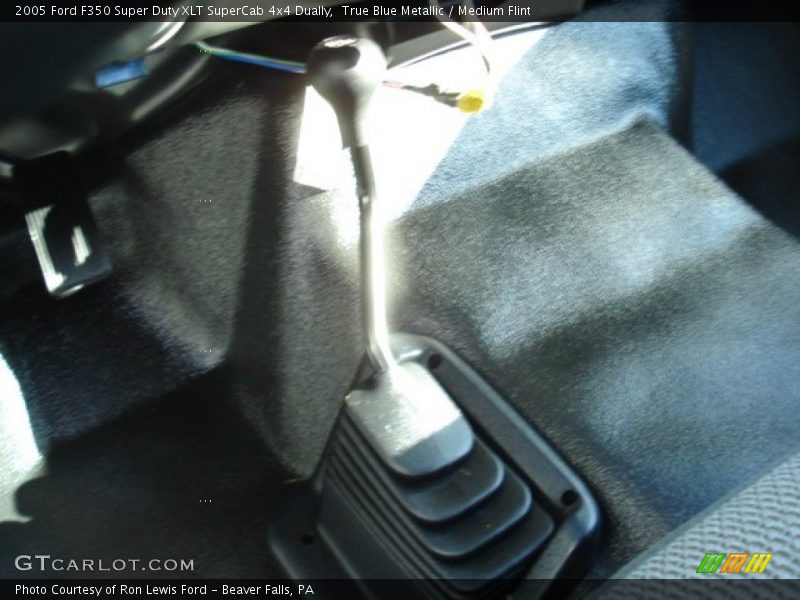 True Blue Metallic / Medium Flint 2005 Ford F350 Super Duty XLT SuperCab 4x4 Dually