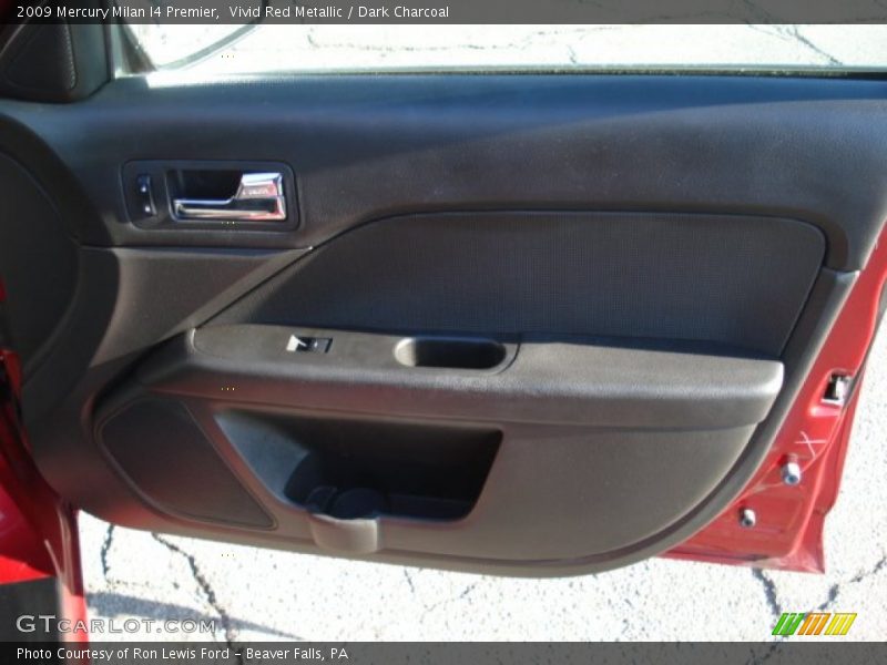 Vivid Red Metallic / Dark Charcoal 2009 Mercury Milan I4 Premier