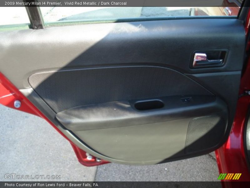 Vivid Red Metallic / Dark Charcoal 2009 Mercury Milan I4 Premier