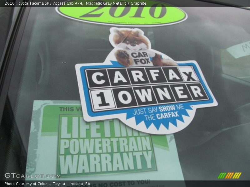 Magnetic Gray Metallic / Graphite 2010 Toyota Tacoma SR5 Access Cab 4x4