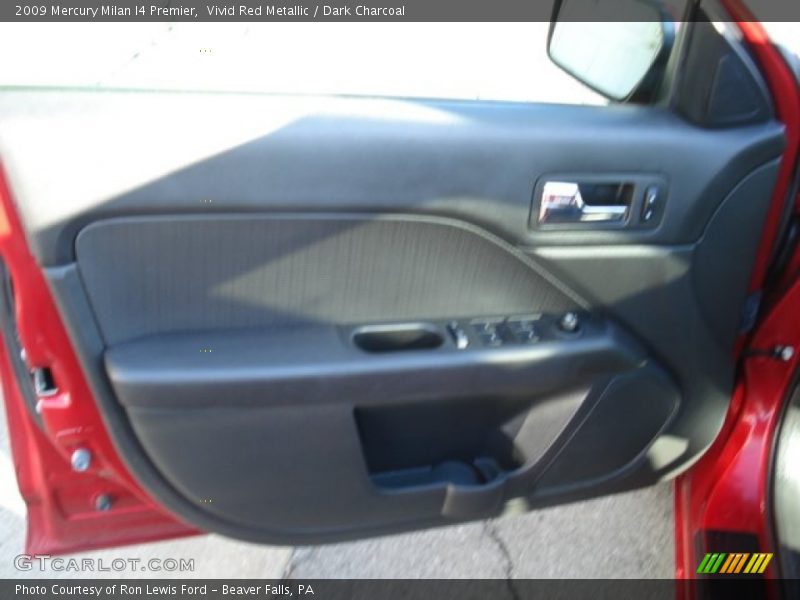Vivid Red Metallic / Dark Charcoal 2009 Mercury Milan I4 Premier