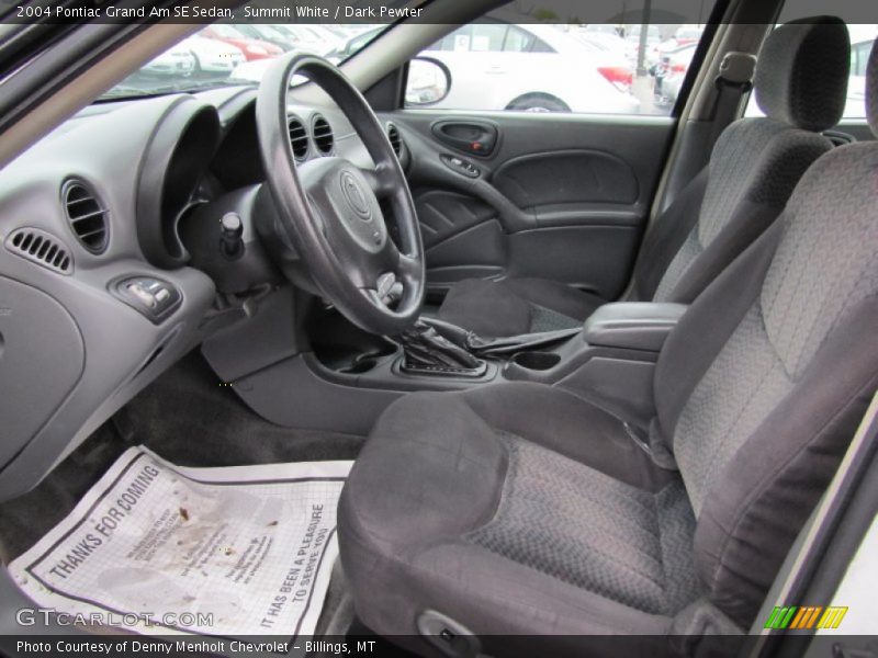 Summit White / Dark Pewter 2004 Pontiac Grand Am SE Sedan
