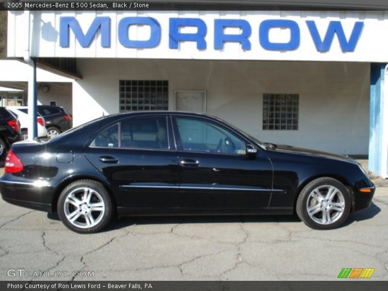 Black / Stone 2005 Mercedes-Benz E 500 Sedan