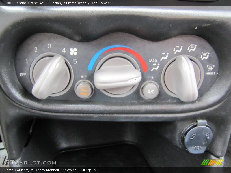 Summit White / Dark Pewter 2004 Pontiac Grand Am SE Sedan