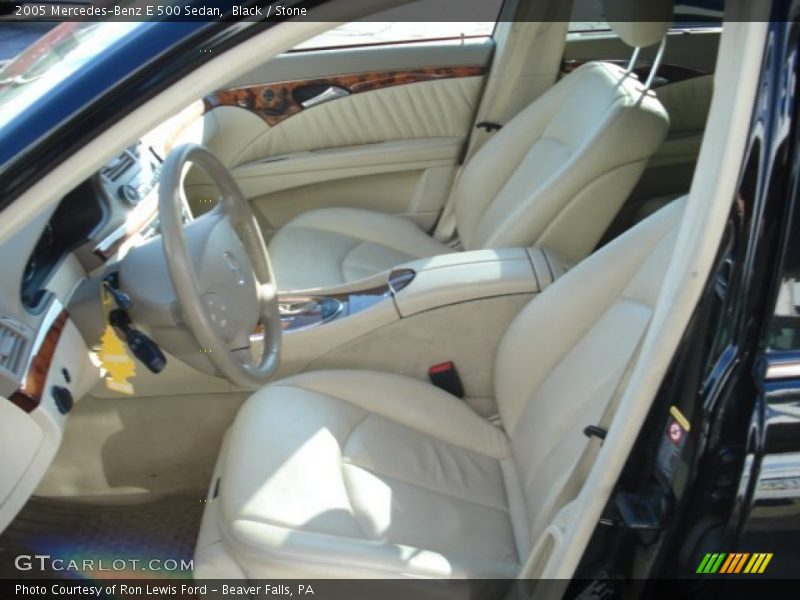 Black / Stone 2005 Mercedes-Benz E 500 Sedan