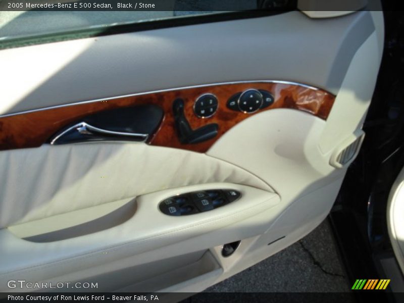 Black / Stone 2005 Mercedes-Benz E 500 Sedan