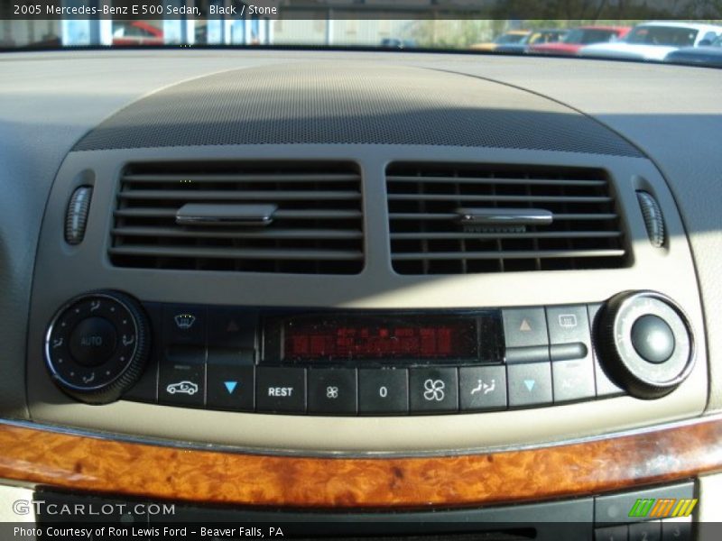 Black / Stone 2005 Mercedes-Benz E 500 Sedan