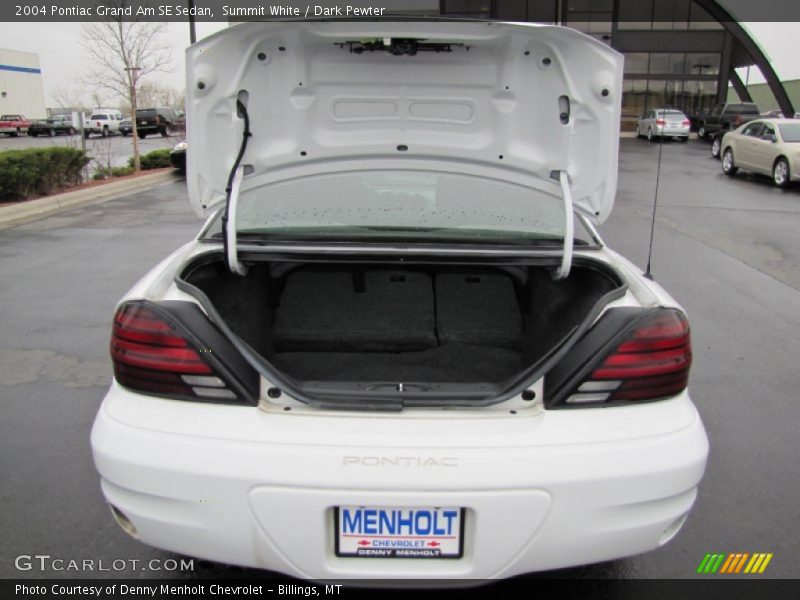 Summit White / Dark Pewter 2004 Pontiac Grand Am SE Sedan