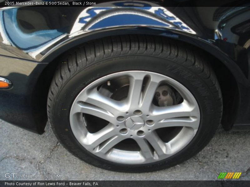 Black / Stone 2005 Mercedes-Benz E 500 Sedan