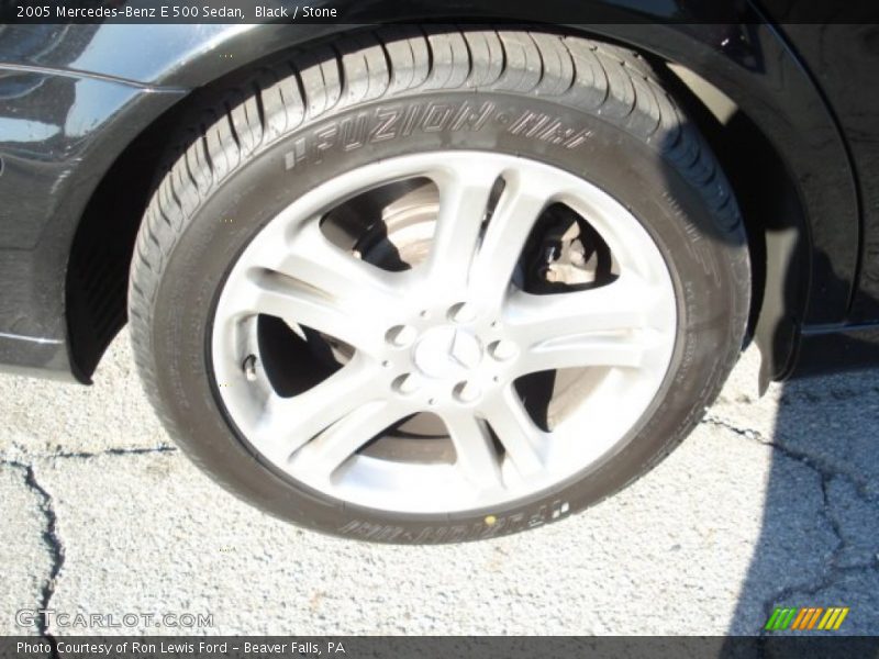 Black / Stone 2005 Mercedes-Benz E 500 Sedan