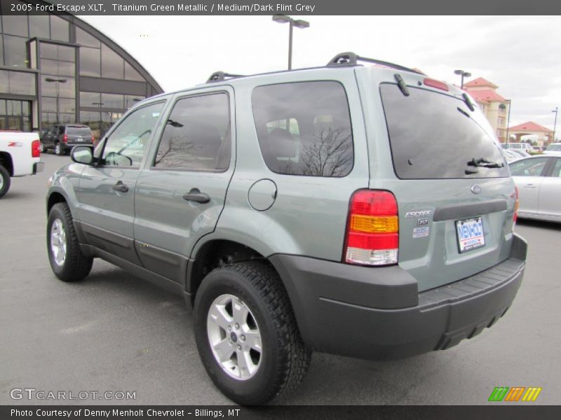 Titanium Green Metallic / Medium/Dark Flint Grey 2005 Ford Escape XLT
