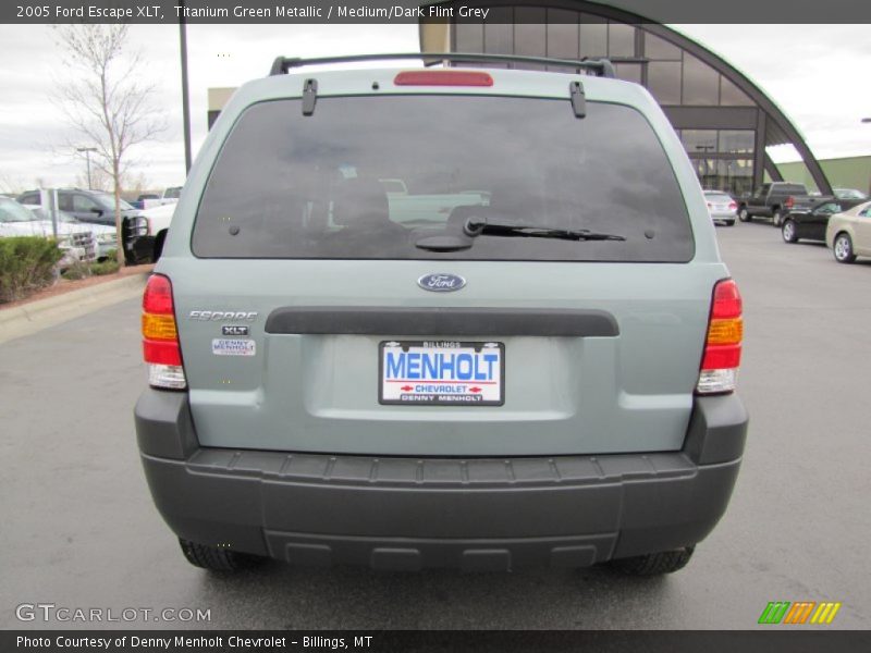 Titanium Green Metallic / Medium/Dark Flint Grey 2005 Ford Escape XLT