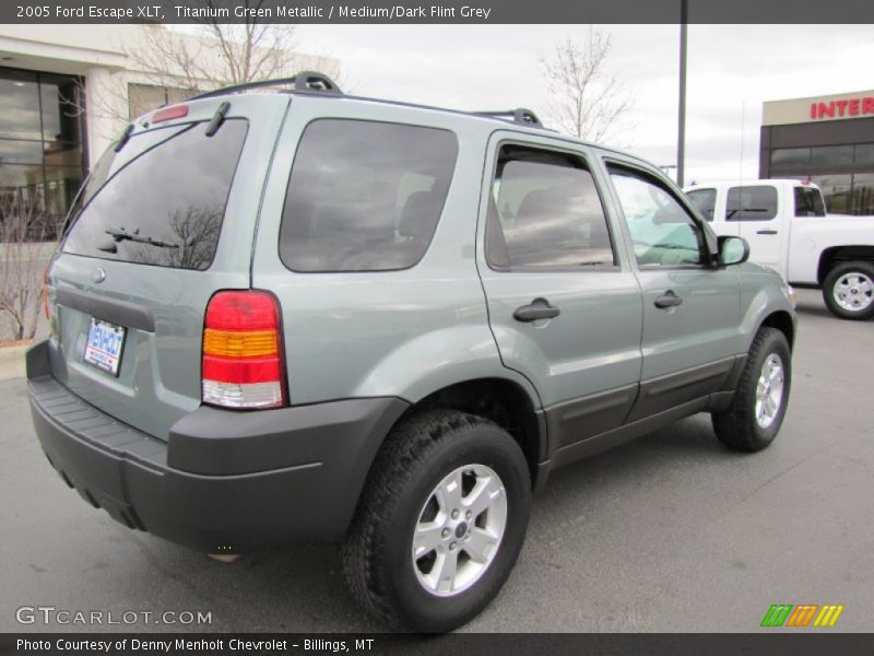 Titanium Green Metallic / Medium/Dark Flint Grey 2005 Ford Escape XLT