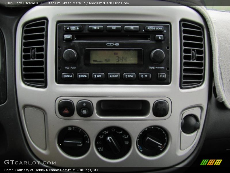 Controls of 2005 Escape XLT