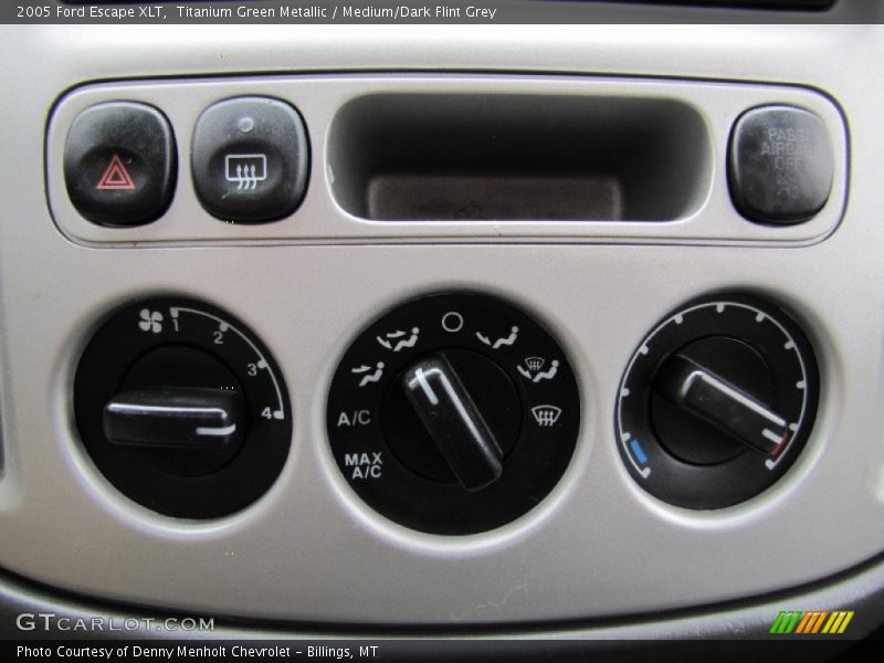 Controls of 2005 Escape XLT