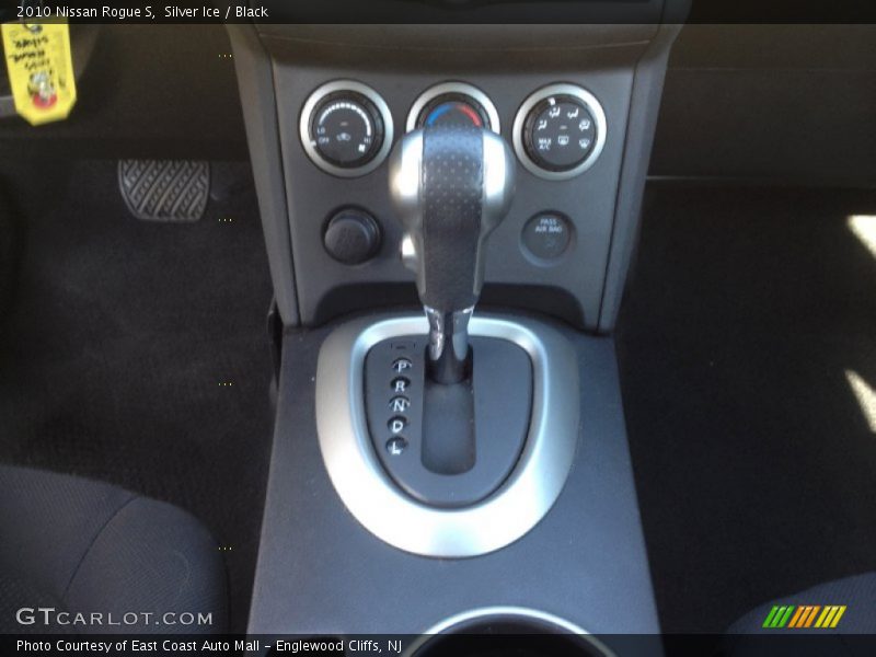 Silver Ice / Black 2010 Nissan Rogue S