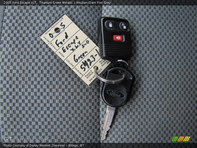 Keys of 2005 Escape XLT