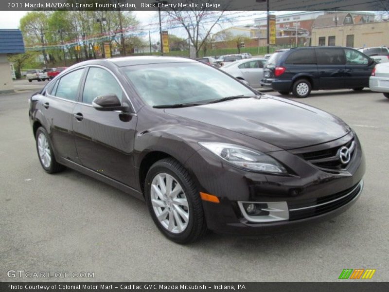 Black Cherry Metallic / Beige 2011 Mazda MAZDA6 i Grand Touring Sedan