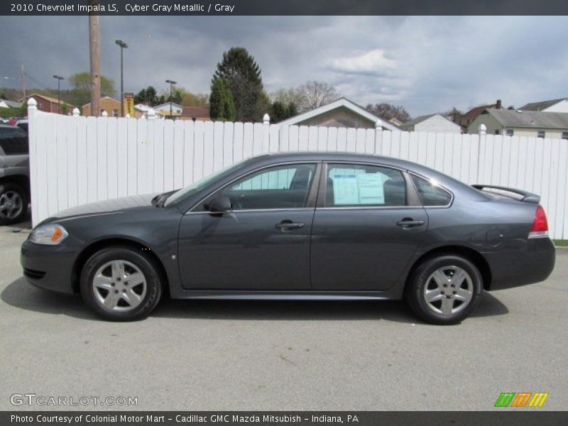 Cyber Gray Metallic / Gray 2010 Chevrolet Impala LS